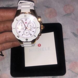 Michele watch with box and instruction booklet